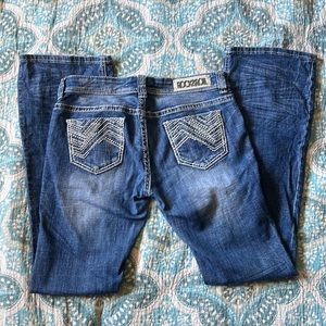 Rock & Roll rival low rise jeans. 28x34